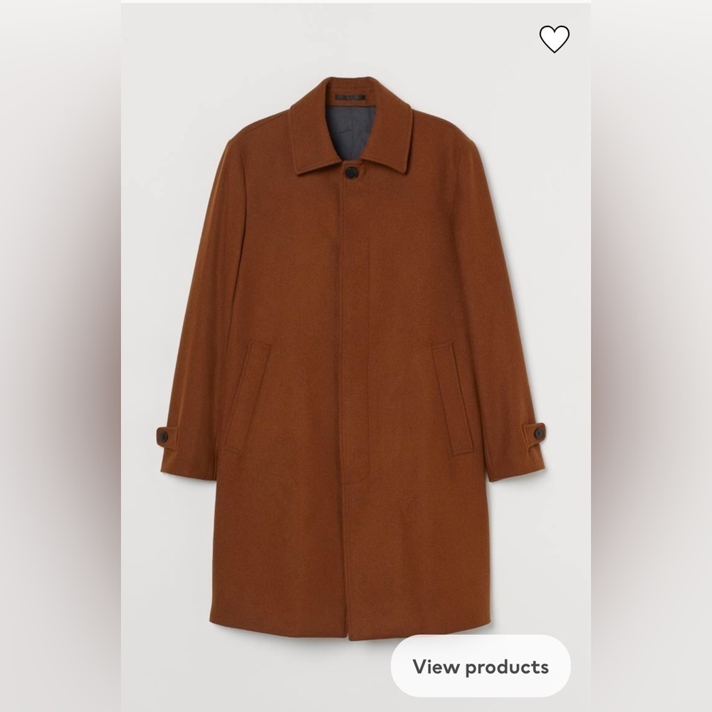H&M Wool Blend Car Coat - Picture 3 of 9